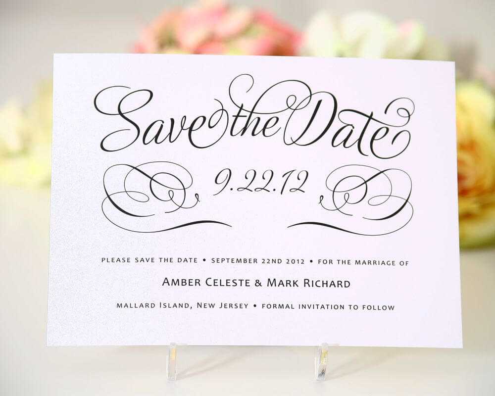 Save The Date Cards Templates For Weddings | Bridge Pertaining To Save The Date Cards Templates