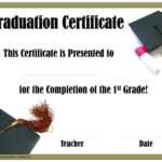 School Graduation Certificates | Customize Online With Or Within 5Th Grade Graduation Certificate Template