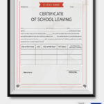 School Leaving Certificate Template | Certificate Templates with Leaving Certificate Template