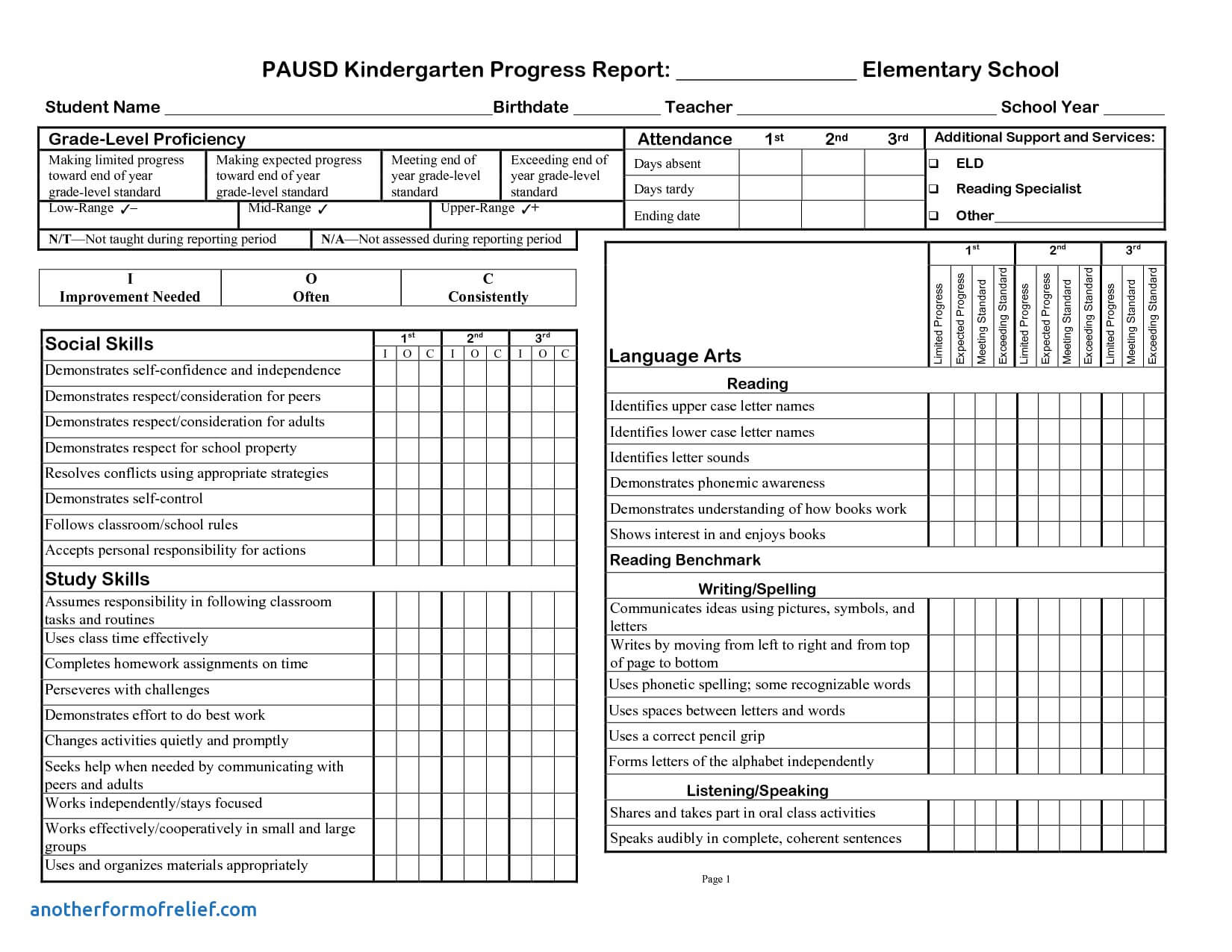 School Progress Report Template High Mobile Discoveries Pertaining To School Report Template Free
