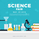 Science Fair Poster Banner - Download Free Vectors, Clipart in Science Fair Banner Template