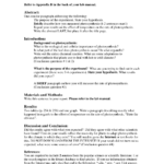 Science Lab Report Template | Glendale Community With Science Experiment Report Template