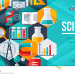 Science Laboratory Research Creative Banner Stock Vector Within Science Fair Banner Template