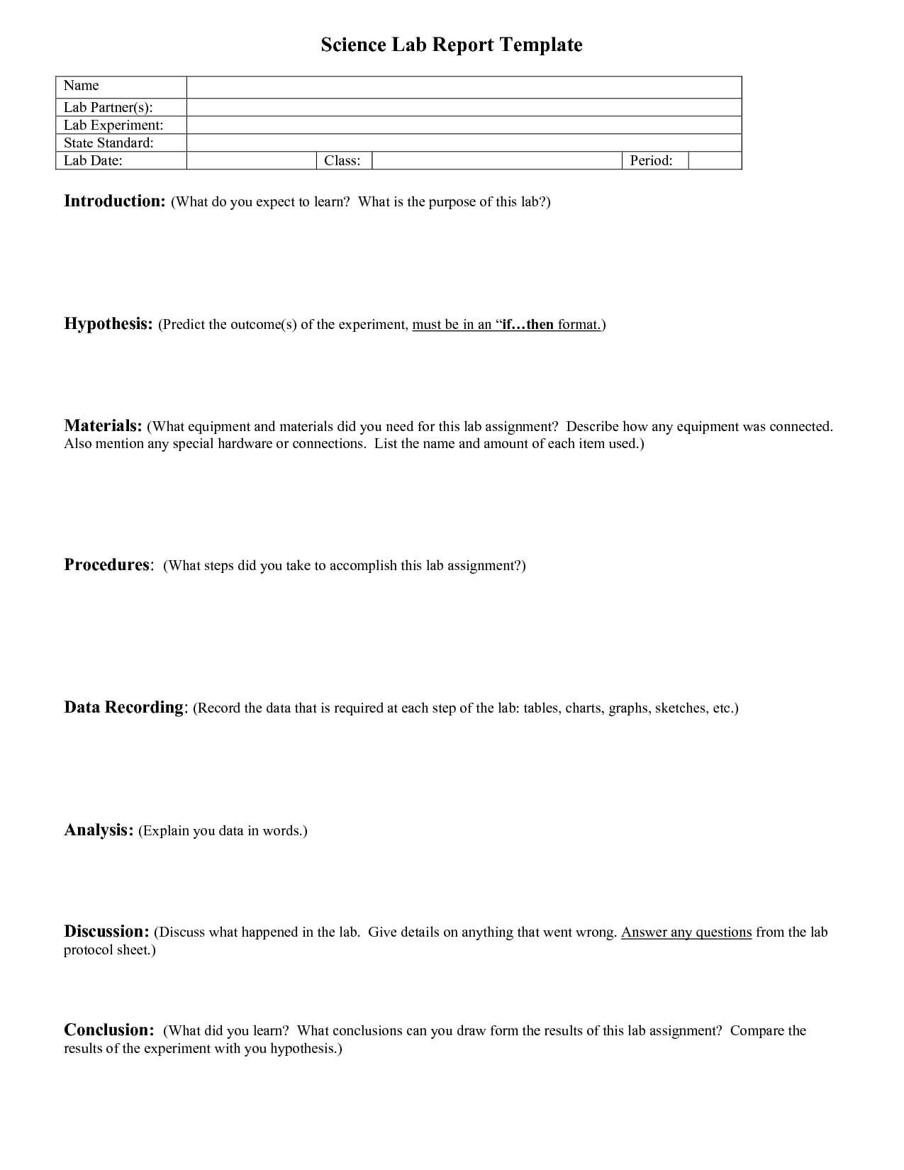 Science Report Outline – – Yahoo Image Search Results Pertaining To Science Experiment Report Template