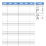 Scoresheet Template Archives | Freewordtemplates Regarding Bridge Score Card Template