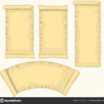 Scroll Letter Templates | Papyrus Scrolls Set, Aged Blank Pertaining To Scroll Certificate Templates