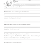 Second Grade Book Report Template | Book Report Form Grades with Story Report Template