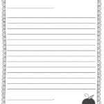 Second Grade Letter Writing Paper | Mamiihondenk For Blank Letter Writing Template For Kids