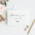 Self Editing Thank You Template, Folded Thank You Note Pertaining To Thank You Note Cards Template