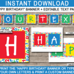 Sesame Street Party Banner Template Pertaining To Sesame Street Banner Template