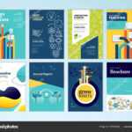 Set Brochure Design Templates Subject Education School Throughout Brochure Design Templates For Education