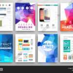 Set Flyer, Brochure Vector & Photo (Free Trial) | Bigstock With Regard To Online Free Brochure Design Templates