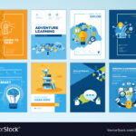 Set Of Brochure Design Templates Of Education with regard to Brochure Design Templates For Education