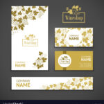 Set Of Business Cards Templates For Wine Company With Regard To Company Business Cards Templates