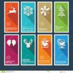 Set Of Christmas And New Year Greeting Cards Stock Vector With Regard To Adobe Illustrator Christmas Card Template