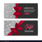 Set Of Gift Voucher Card Template Advertising Or With Regard To Advertising Card Template