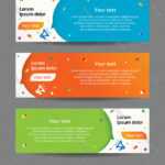 Set Of Web Banner Templates In Website Banner Templates Free Download