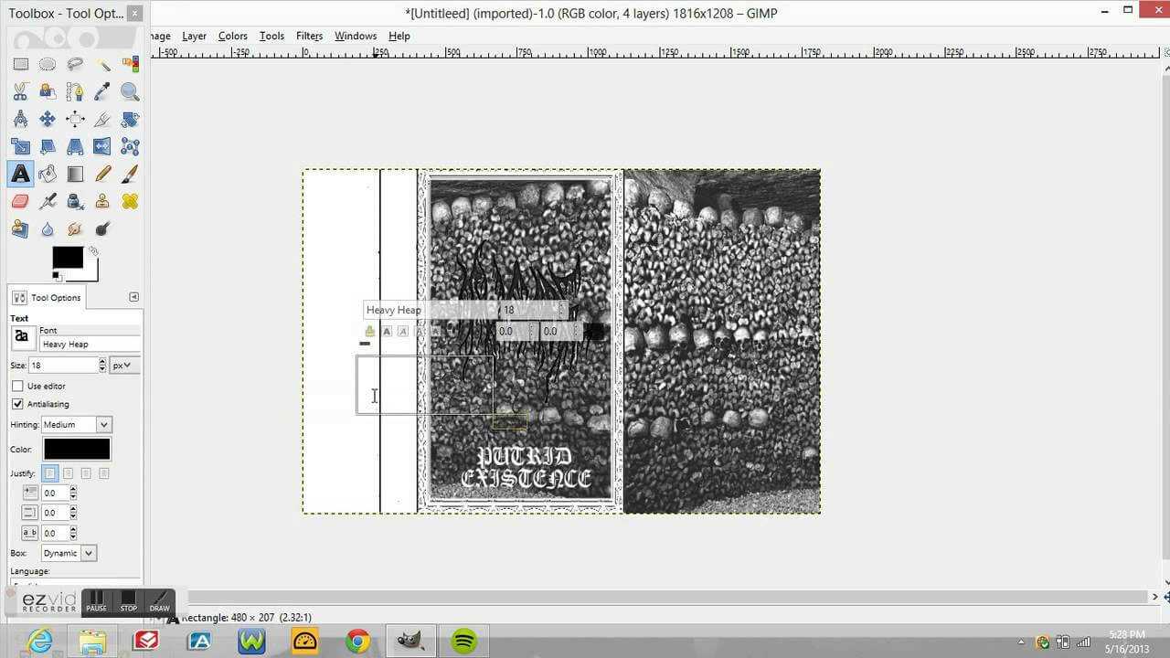 Setting Up A Cassette Layout For A Demo Tape (Diy Demo) Regarding Cassette J Card Template