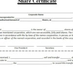 Share Certificate Templates | 3+ Free Printable Ms Word Formats For Template For Share Certificate