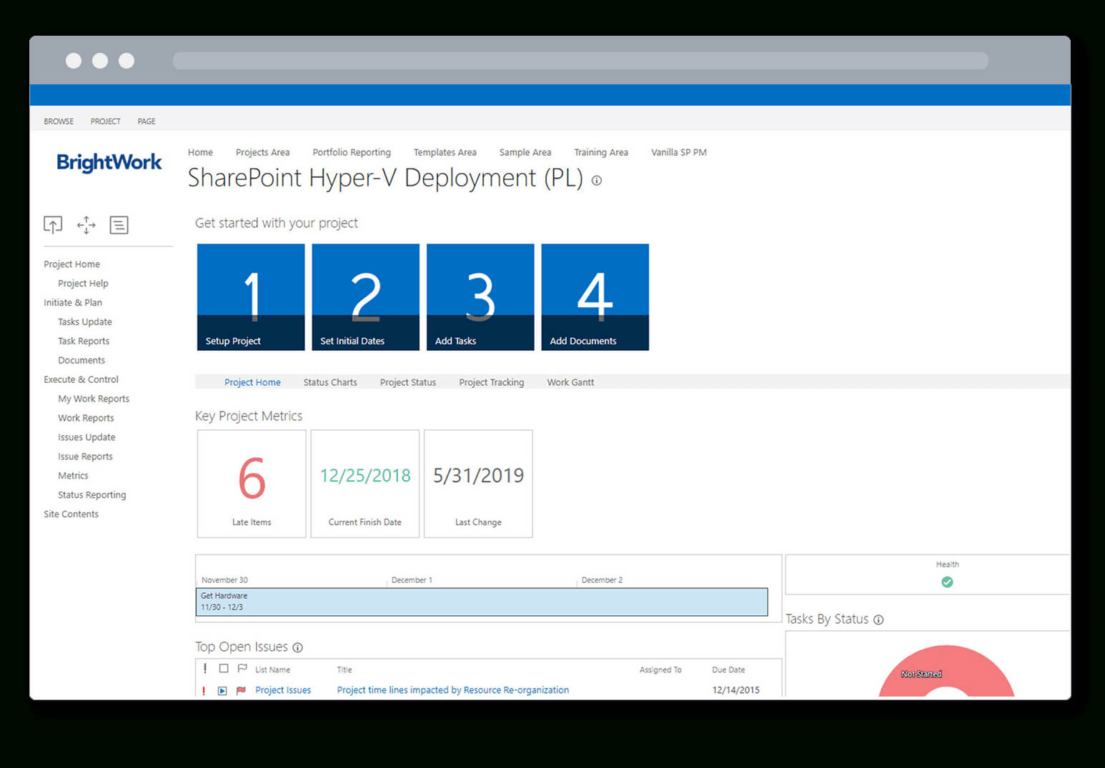 Sharepoint Project Management Templates Throughout Ms Project 2013 Report Templates