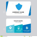 Shield Business Card Design Template, Visiting For Your Throughout Shield Id Card Template