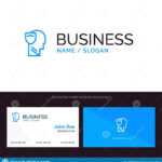 Shield, Secure, Male, User, Data Blue Business Logo And Throughout Shield Id Card Template