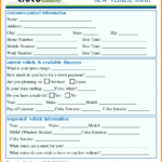 Shocking New Client Form Template Ideas Accounting Uk Salon Throughout Enquiry Form Template Word