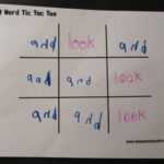 Sight Word Tic Tac Toe – Boy Mama Teacher Mama In Tic Tac Toe Template Word