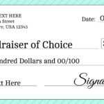 Signage 101 – Giant Check Uses And Templates | Signs Blog Inside Customizable Blank Check Template