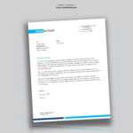 Simple And Clean Word Letterhead Template – Free – Used To Tech Throughout Word Stationery Template Free