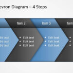 Simple Chevron Diagram For Powerpoint Throughout Powerpoint Chevron Template
