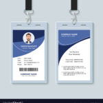 Simple Corporate Id Card Design Template pertaining to Company Id Card Design Template