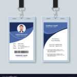 Simple Corporate Id Card Design Template Pertaining To Company Id Card Design Template