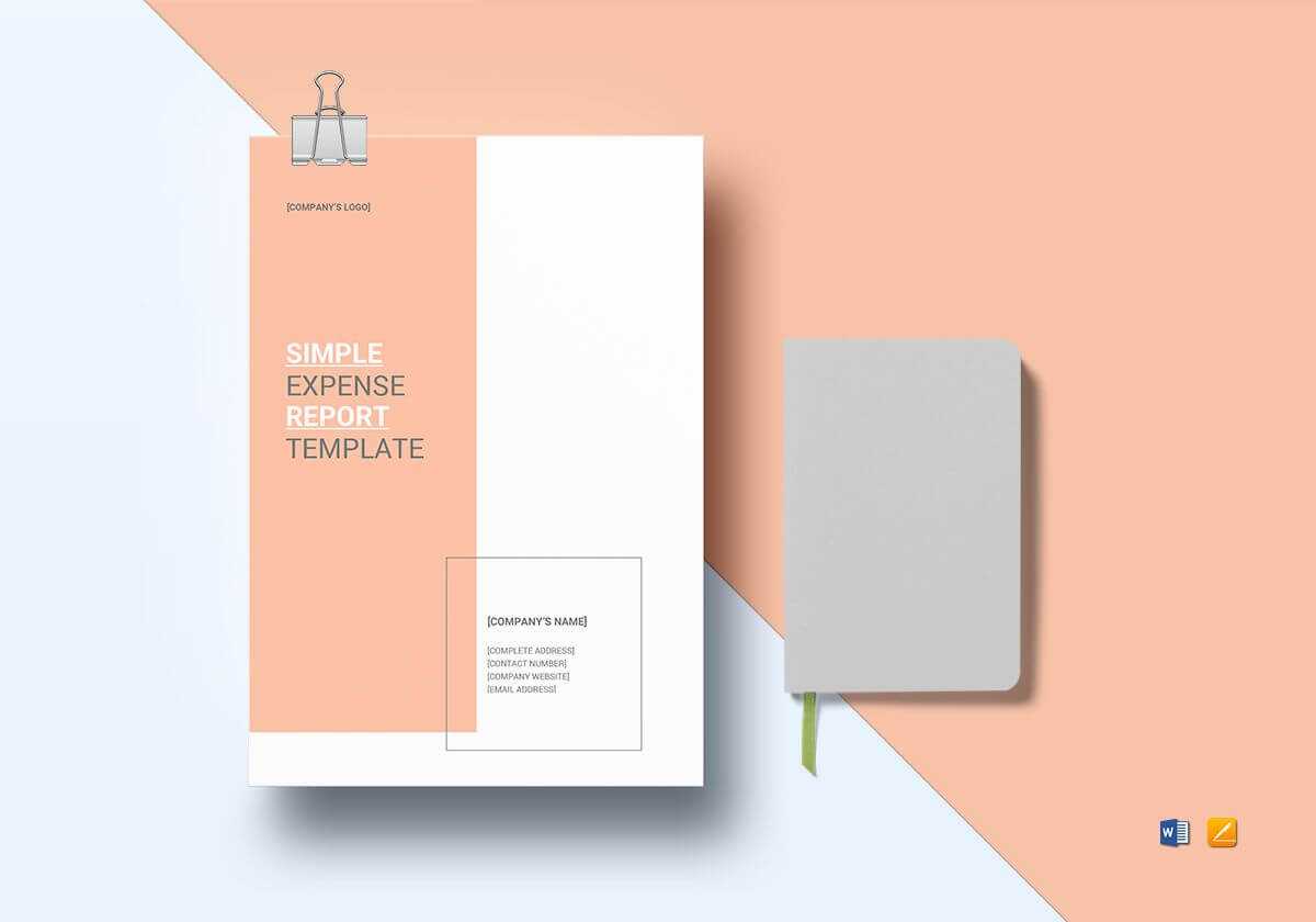 Simple Expense Report Template Intended For Simple Report Template Word