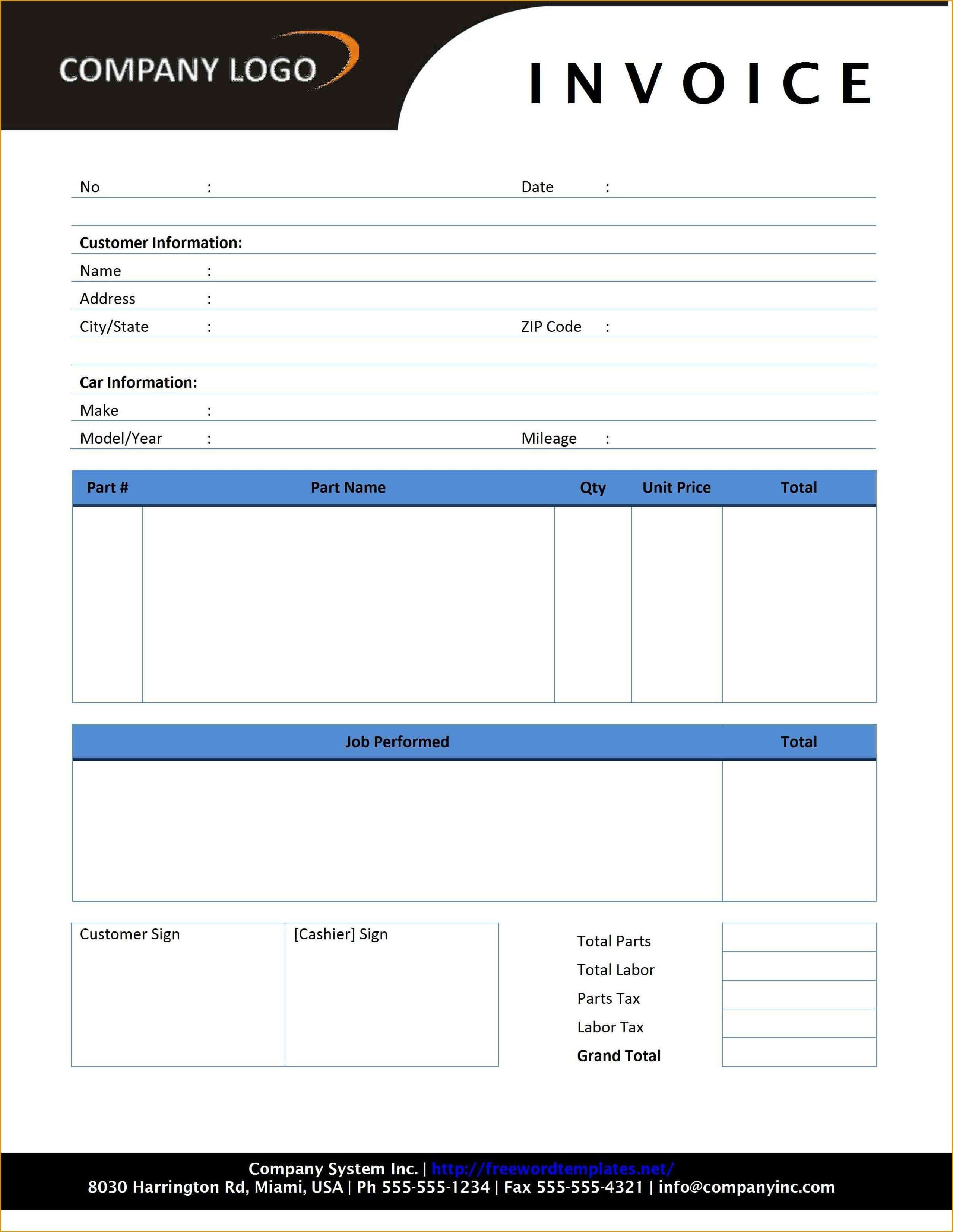 Simple Invoice Templates General Purchase Invoice Template With Regard To Microsoft Office Word Invoice Template