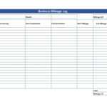 Simple Mileage Log - Free Mileage Log Template Download inside Mileage Report Template