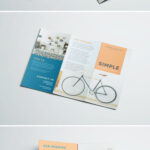 Simple Tri Fold Brochure | Free Indesign Template Within Free Brochure Template Downloads
