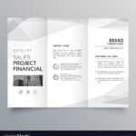 Simple Trifold Brochure Template Design With Intended For One Page Brochure Template