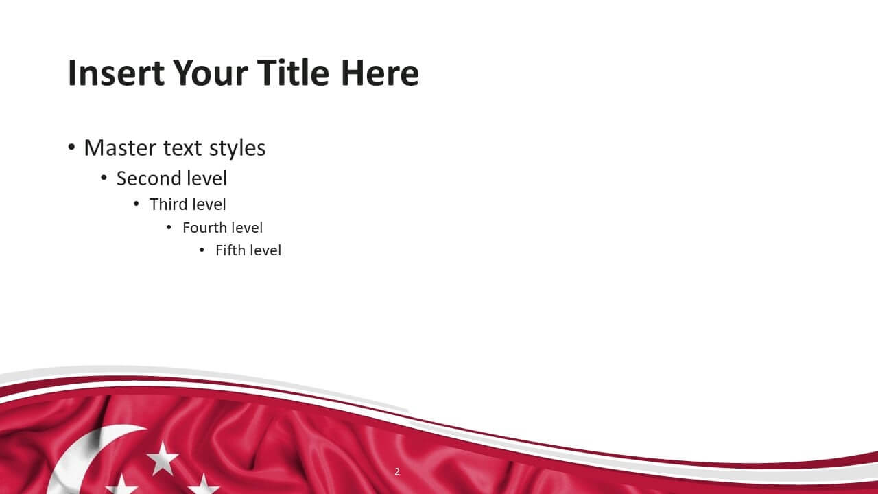 Singapore Flag Powerpoint Template – Presentationgo Within Patriotic Powerpoint Template
