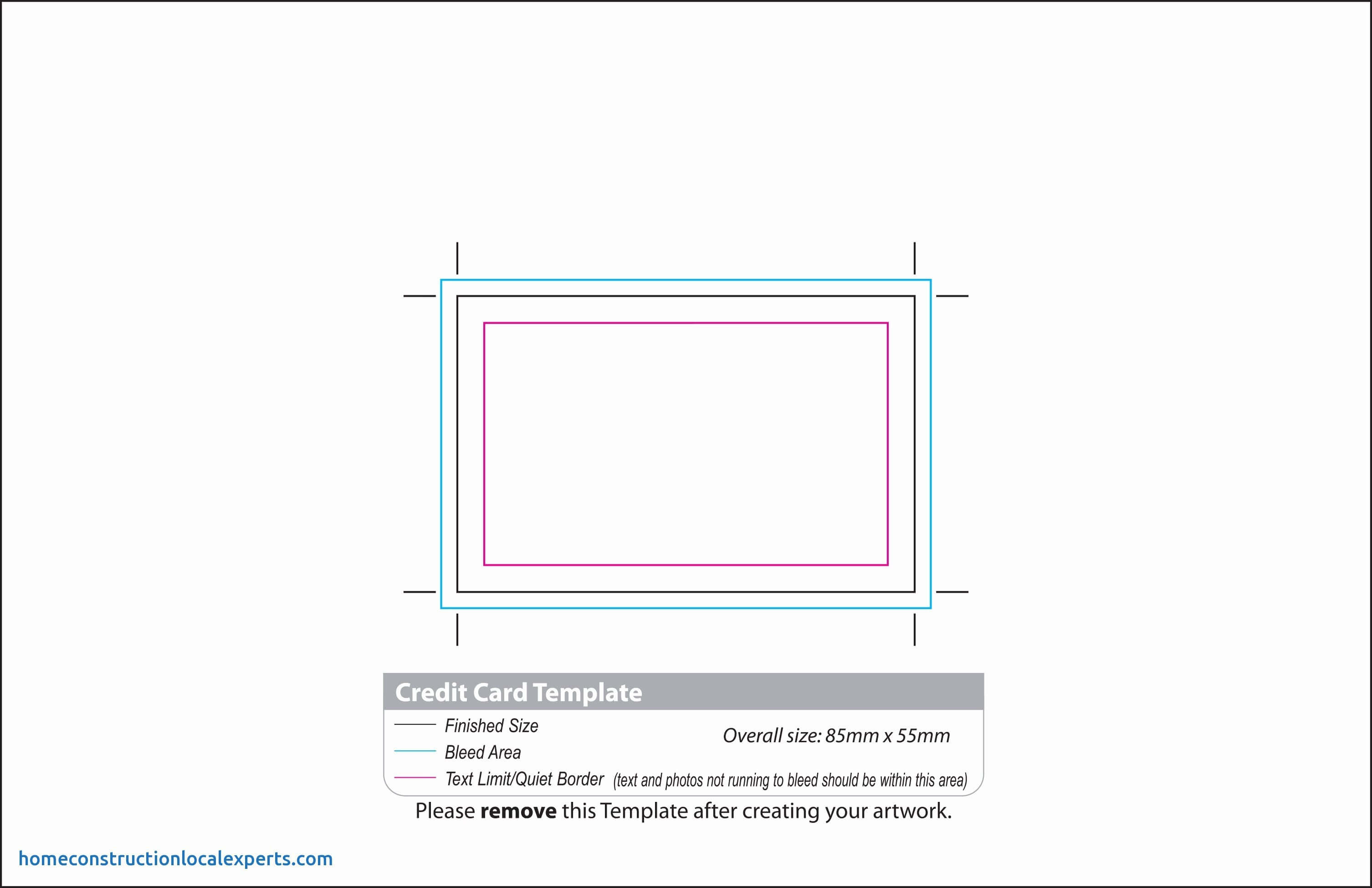Size Of Business Card In Microsoft Word Average Design Throughout Credit Card Size Template For Word