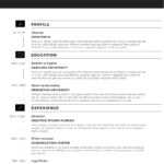 Sleek Resume Template – Trendy Resumes Intended For Microsoft Word Resume Template Free