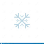 Snowflake Icon. Template Christmas Snowflake On Blank With Regard To Blank Snowflake Template