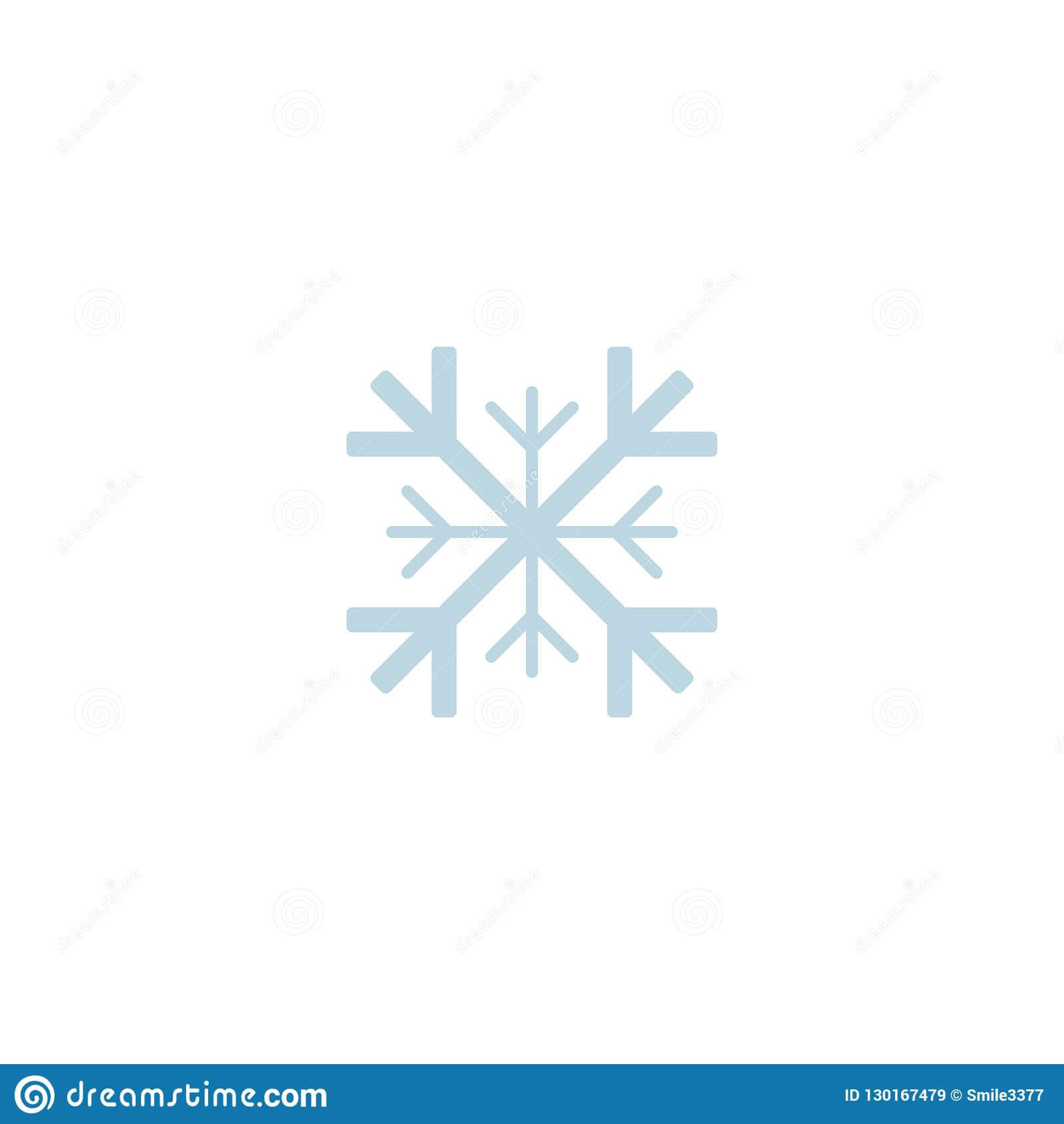 Snowflake Icon. Template Christmas Snowflake On Blank With Regard To Blank Snowflake Template