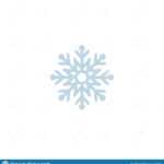 Snowflake Icon. Template Christmas Snowflake On Blank Within Blank Snowflake Template