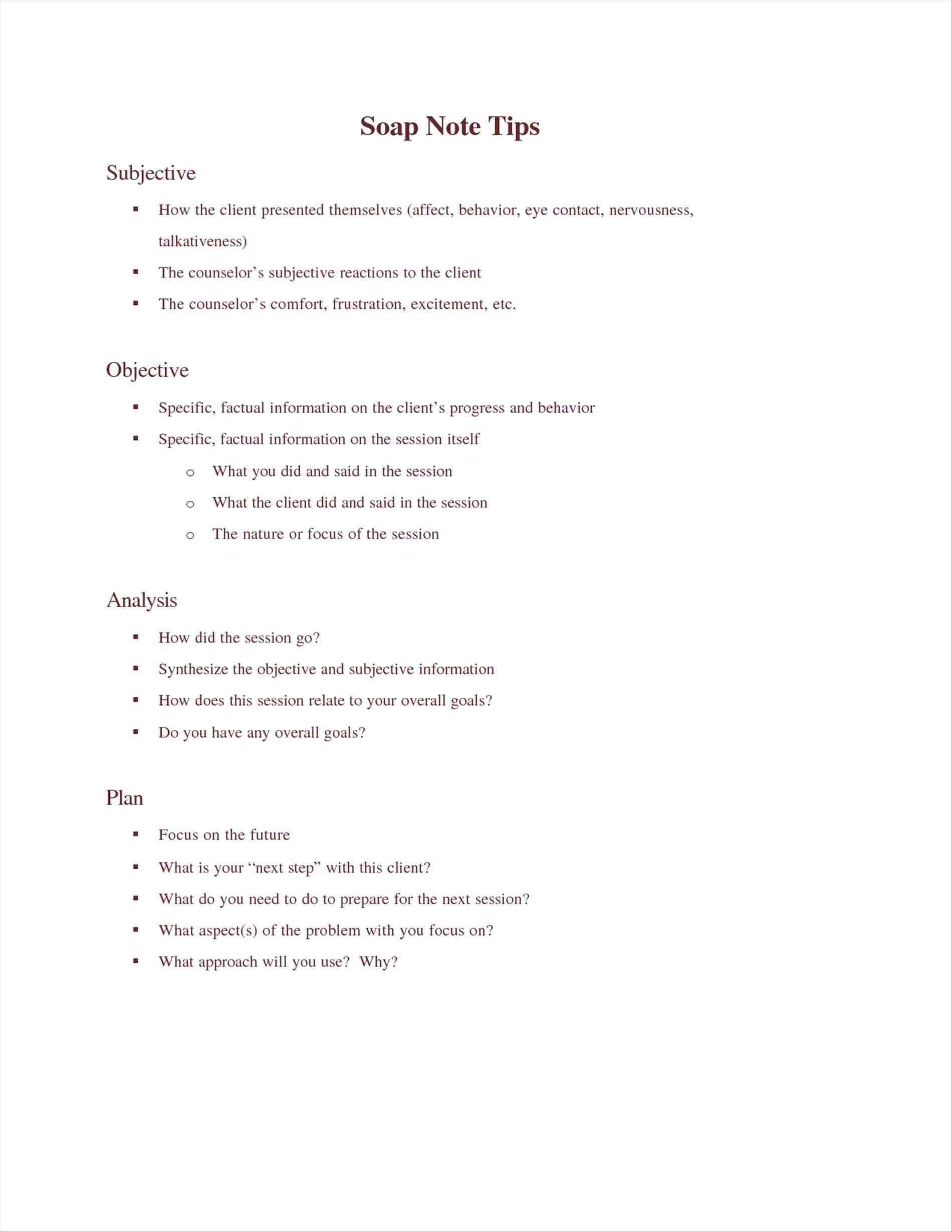 Soap Notes Example Mental Health – Beni  | Counseling Within Soap Note Template Word