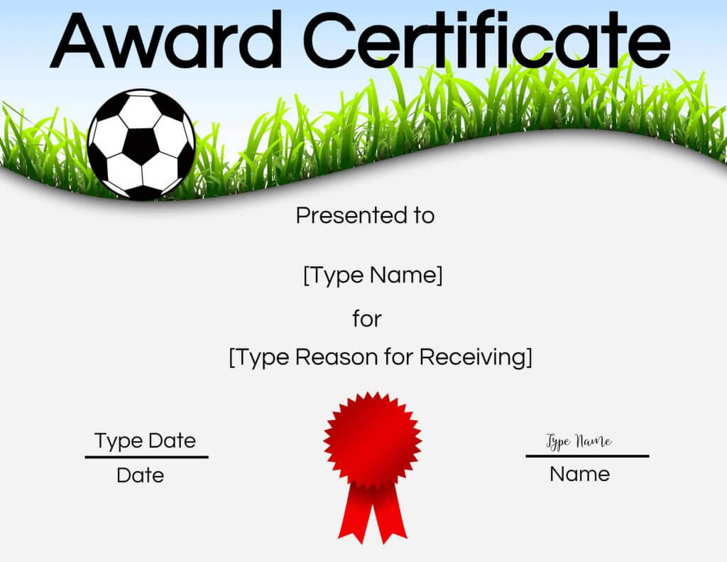 Soccer Award Certificate Templates Free Word Stock Photos Hd Intended For Soccer Award Certificate Templates Free