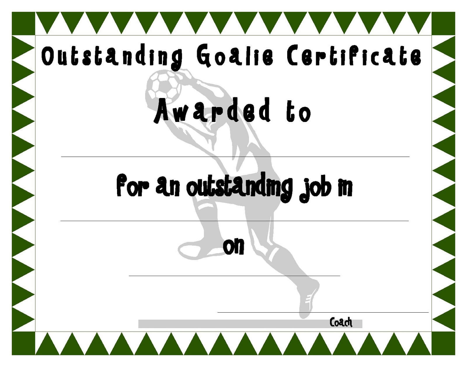 Soccer Certificate Templates | Activity Shelter Regarding Soccer Certificate Template
