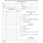 Soccer Game Report Template – Fill Online, Printable Inside Coaches Report Template