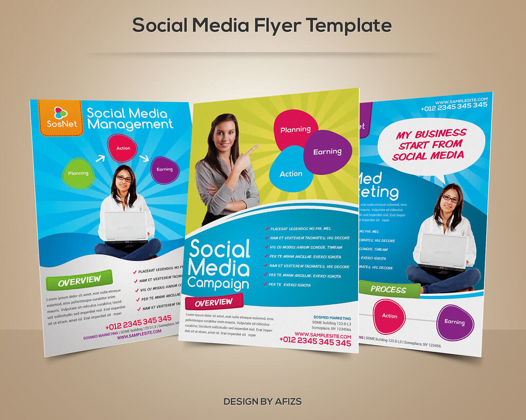 Social Media Flyer Template | Download Psd File Here: Graphi With Regard To Social Media Brochure Template