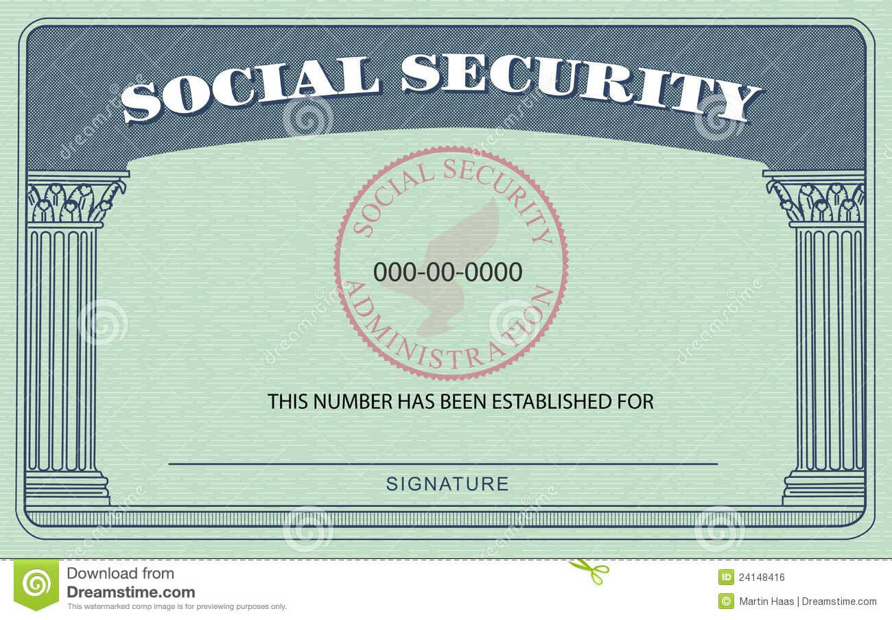 Social Security Card 650*452 - Social Security Card 24148416 Inside Fake Social Security Card Template Download